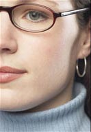 Woman glasses